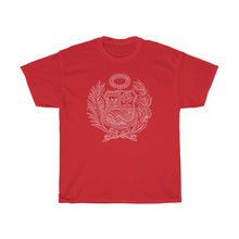 Load image into Gallery viewer, Peru Red Shield Unisex Heavy Cotton Tee
