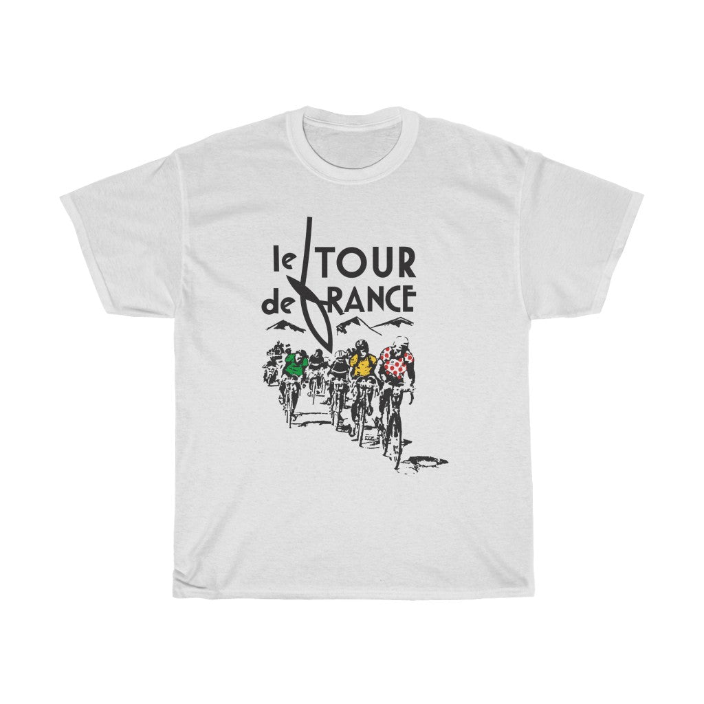 Le Tour de France Mountain Unisex Heavy Cotton Tee