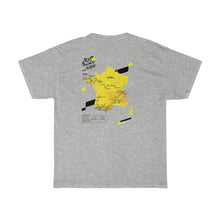 Load image into Gallery viewer, Le Tour de France 2021 Route Unisex Heavy Cotton Tee
