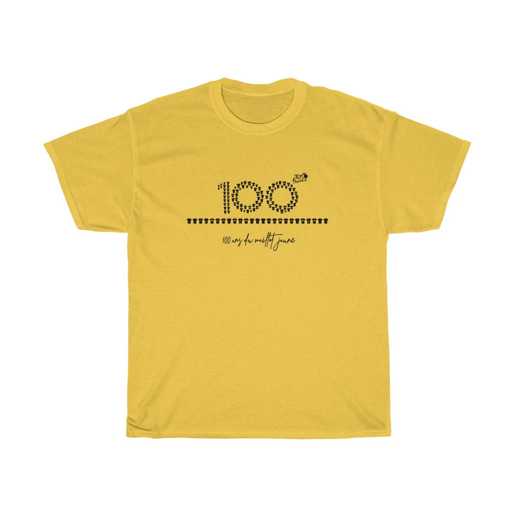 Le Tour de France 100 ans du Maillot Jaune Unisex Heavy Cotton Tee