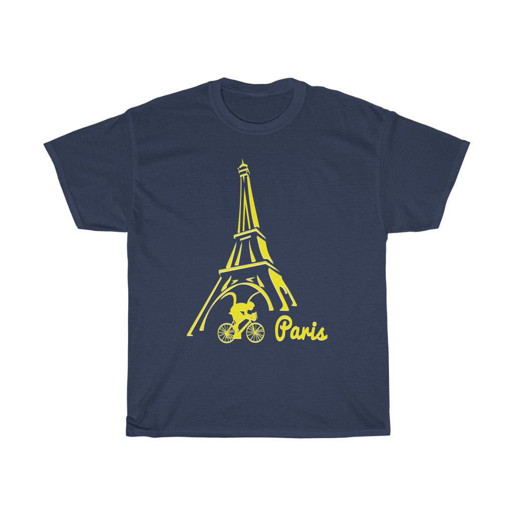 Le Tour de France Eiffel Unisex Heavy Cotton Tee