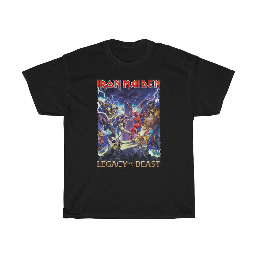 Eddie Legacy of the Beast Battle Unisex Heavy Cotton Tee